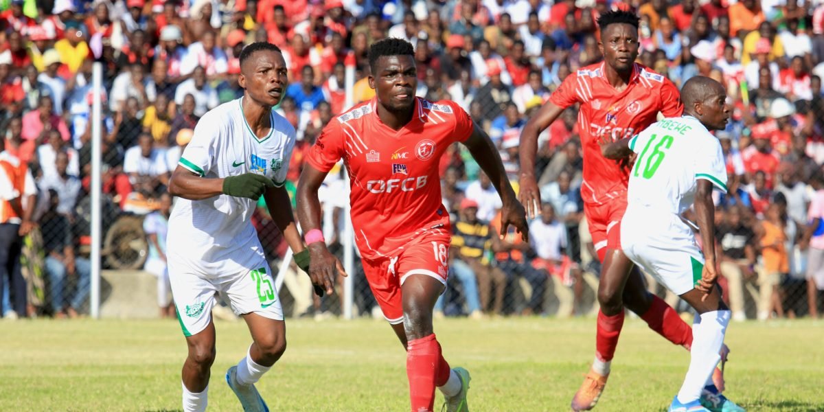 Action between FCB Nyasa Big Bullets and MAFCO FC at Joyce Chitsulo Stadium