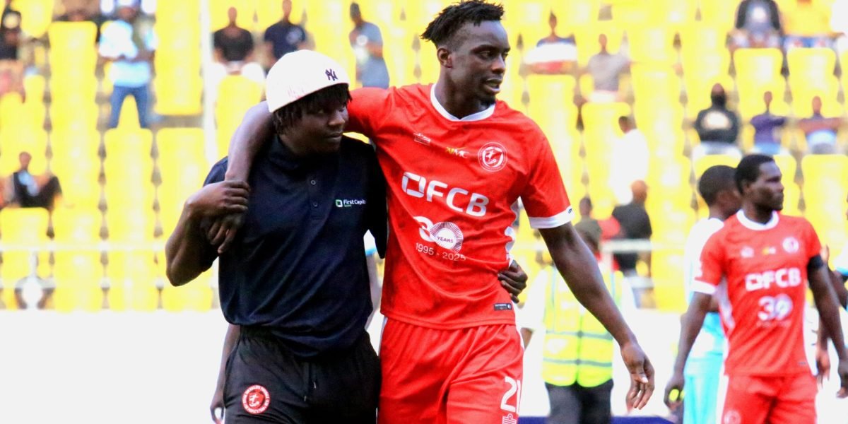 Andrew Jovinala was stretchered off in the second half but was forced to return to the pitch after Bullets had exhausted all five substitutions against Silver Strikers