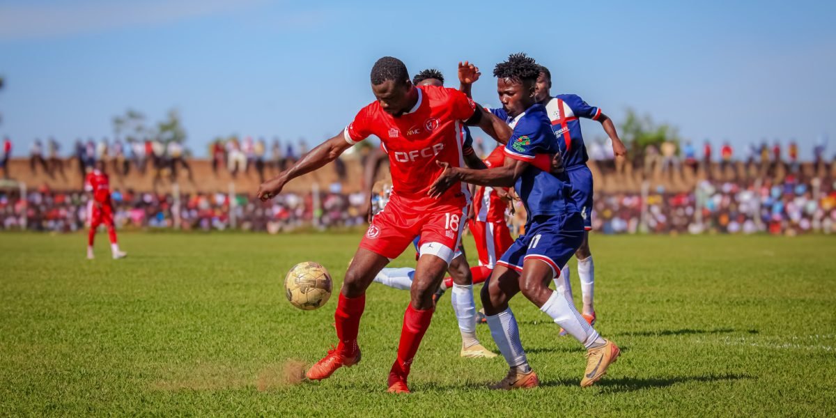 Babatunde Adepoju in action against Creck Sporting Club