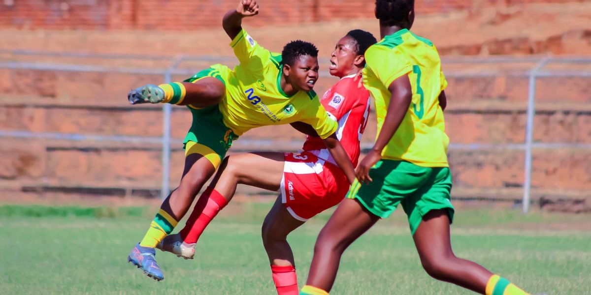 Bullets goal scorer Monalisa Vilipo Mhango in action against Civil Service United Women during Sunday’s NBM Women’s Premiership first-round finale at Nakhaka Stadium