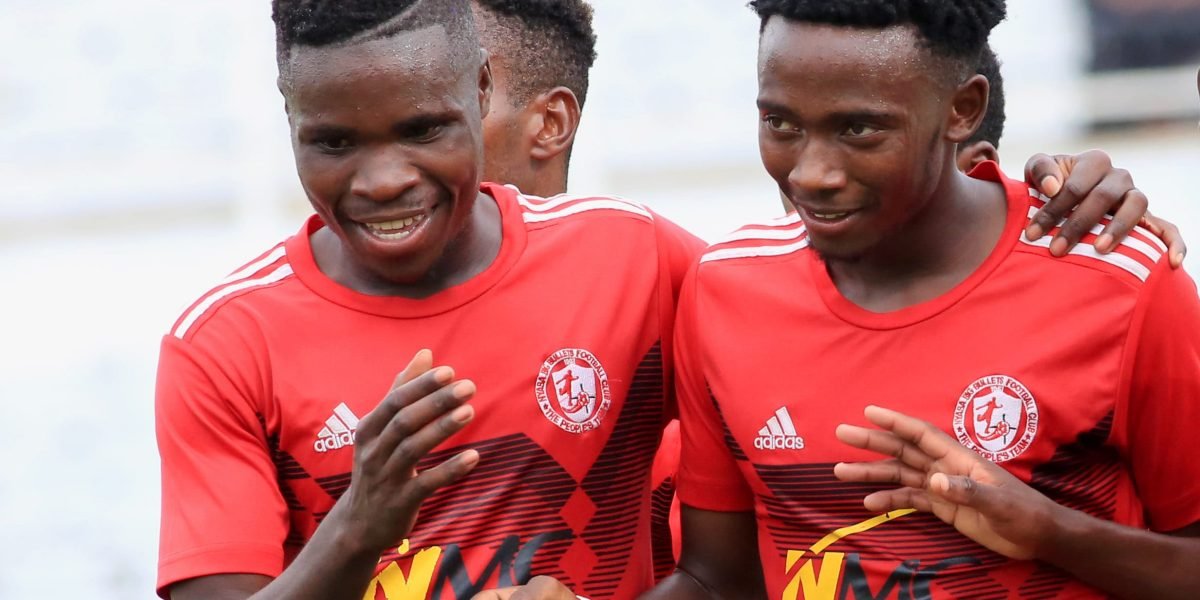 Emmanuel Saviel leading the ThumbsUp Southern Region Football League goal scorers chart following by Chikumbutso Salima