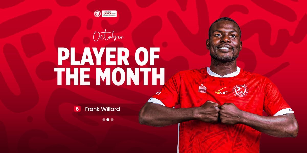 FCB Nyasa Big Bullets Captain Frank Willard Wins October HTD Player of the Month