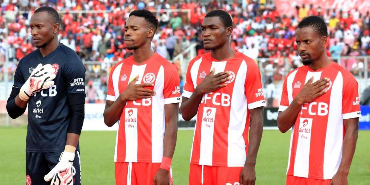 FCB Nyasa Big Bullets' Clever Mkungula, Maxwell Phodo, Yankho Singo and Ernest Petro during the Airtel Top 8 final against MAFCO FC in 2023