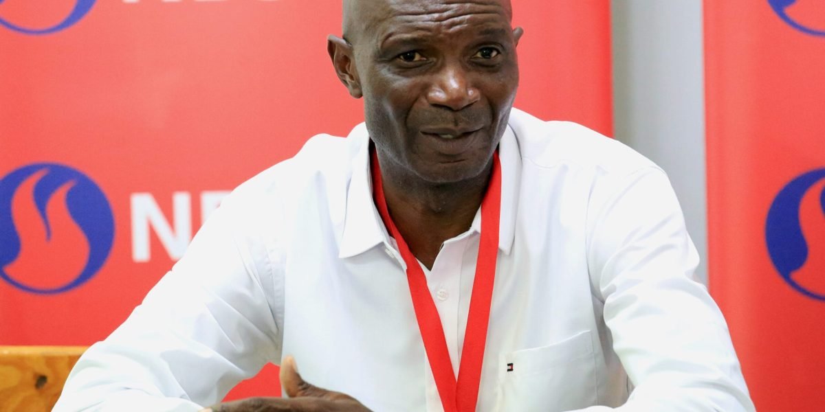 FCB Nyasa Big Bullets Head Coach Kalisto Pasuwa talking to the media after defeating Mighty Mukuru Wanderers 2-1 in the 2023 NBS Bank Charity Shield