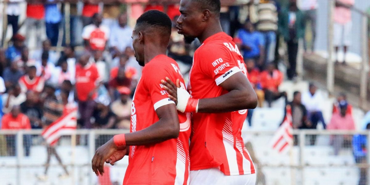 FCB Nyasa Big Bullets' Maxwell Phodo and Babatunde Adepoju