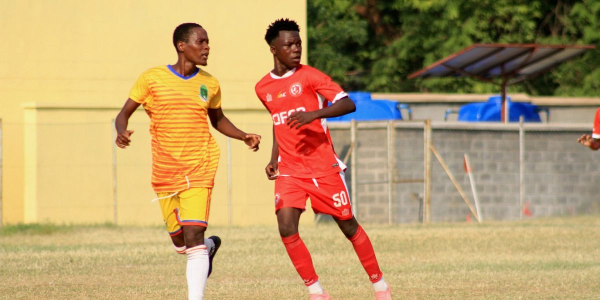 FCB Nyasa Big Bullets Reserves' Kondwani Mhone against Nsanje United
