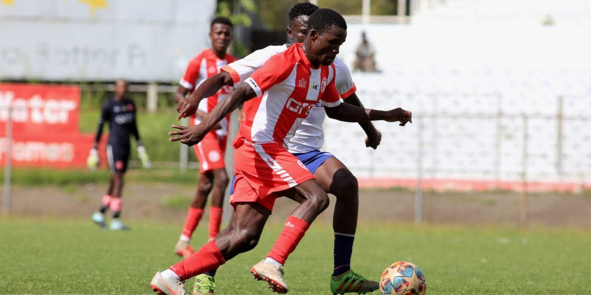 FCB Nyasa Big Bullets Reserves' Limbani Kutambe in action against FOMO in a previous match