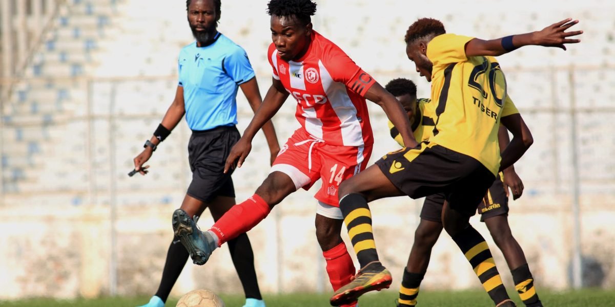 FCB Nyasa Big Bullets Reserves captain Andrew Lameck in action during the 2-0 defeat to Mighty Tigers Reserves