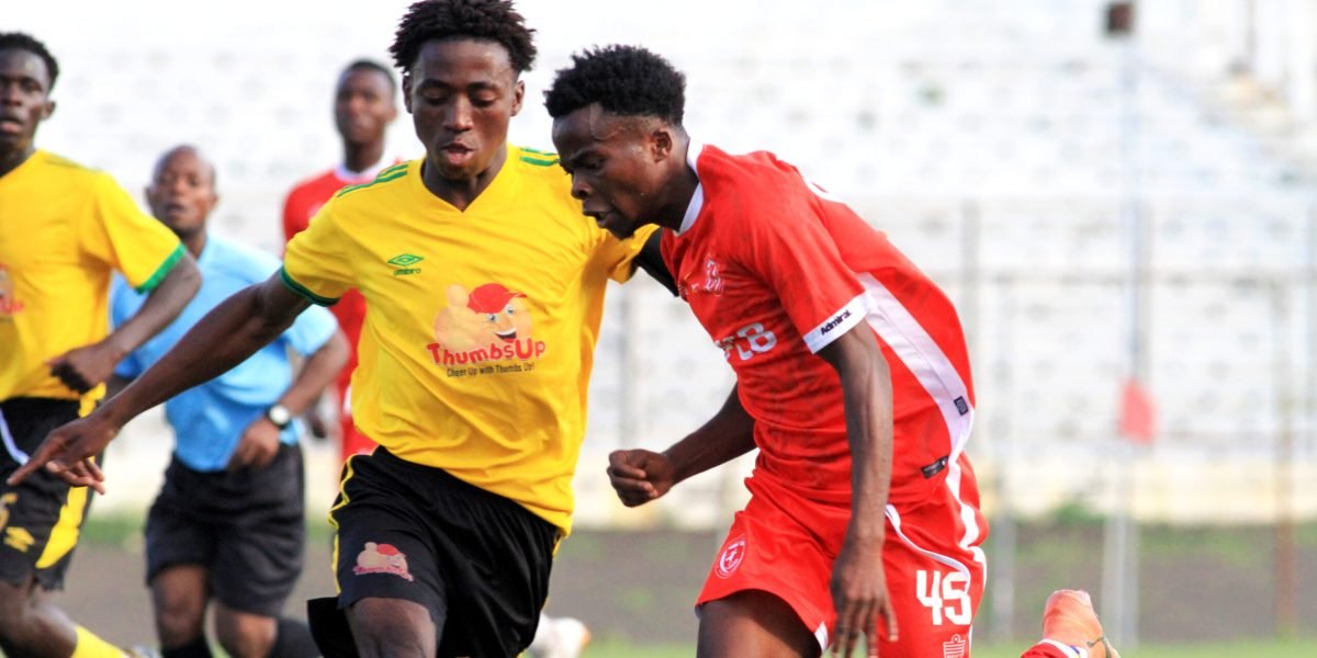 FCB Nyasa Big Bullets Reserves winger Misheck Billiat in action against Ntopwa Reserves