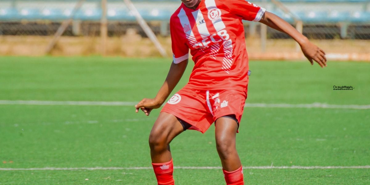 FCB Nyasa Big Bullets Women's Trizer Chiwere in action against 11 Stars