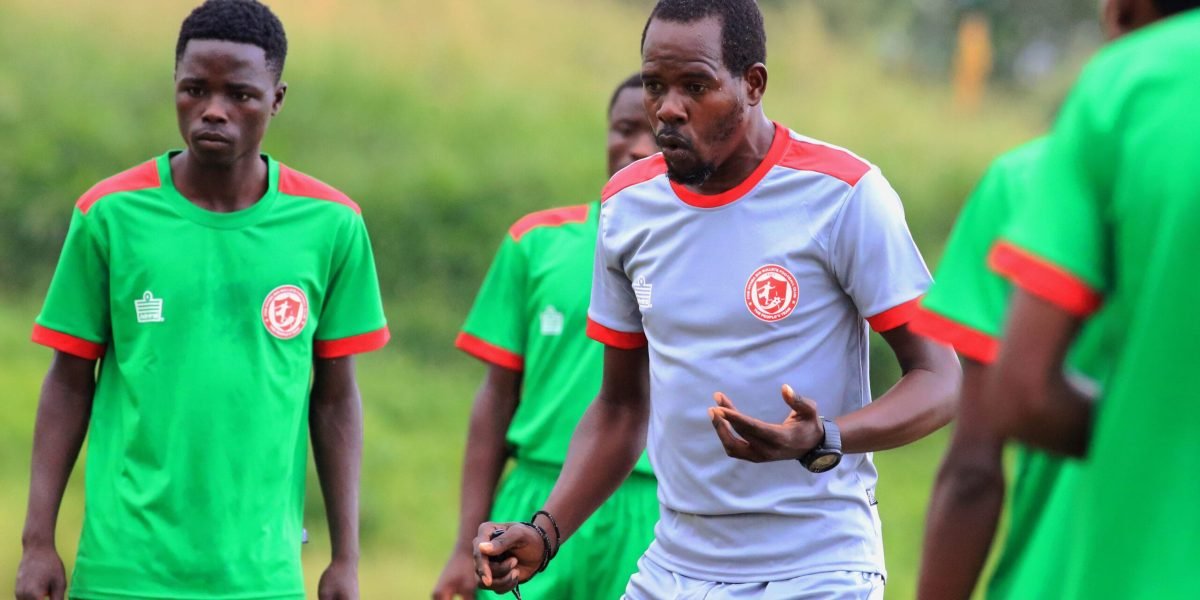 FCB Nyasa Big Bullets Youth coach Autry Kalulu training the U-19s