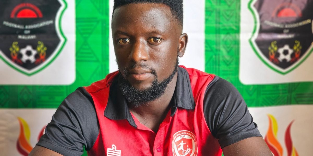 FCB Nyasa Big Bullets captain Clyde Senaji facing the media ahead of Airtel Top 8 tie against Creck Sporting Club