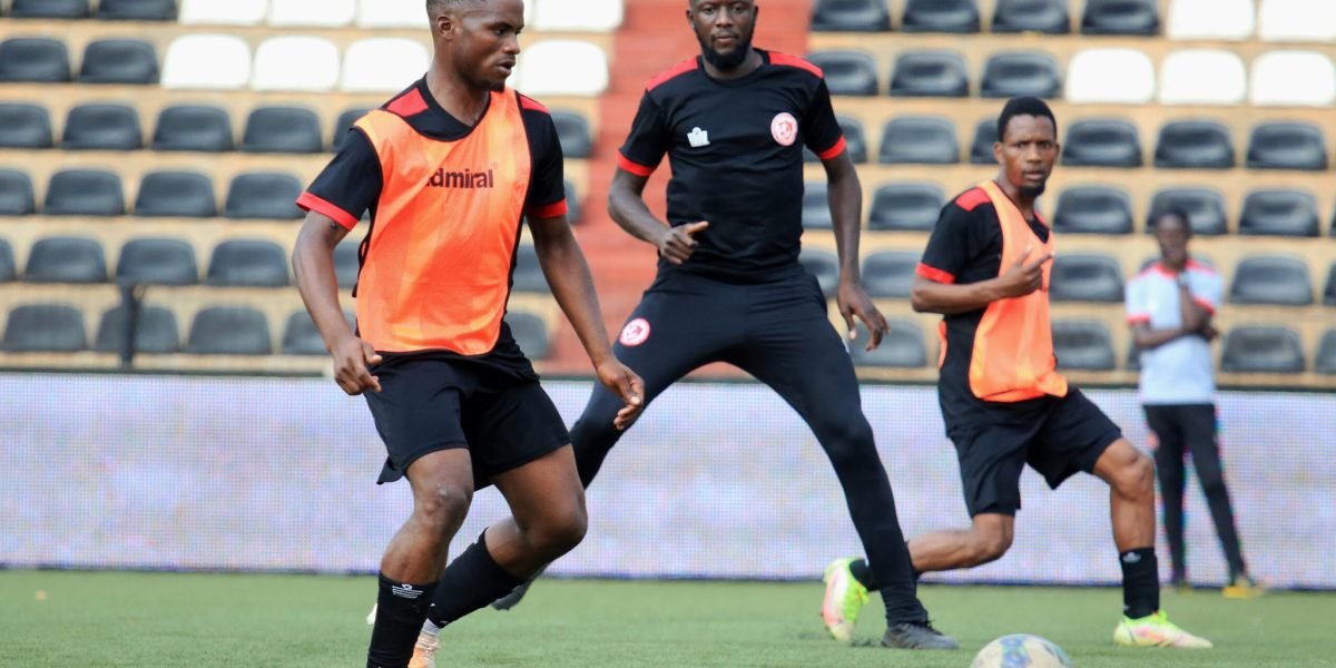 FCB Nyasa Big Bullets doing final training session at Stade TP Mazembe ahead of Saturday's game against TP Mazembe in the CAF Champions League