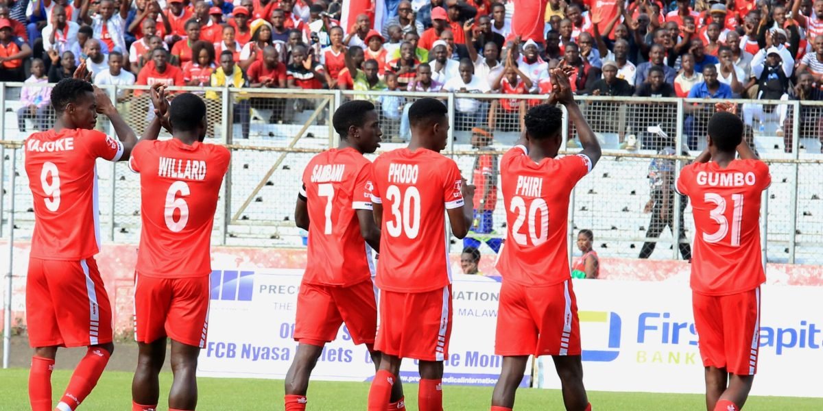 FCB Nyasa Big Bullets during the TNM Super League match against Karonga United at Kamuzu Stadium