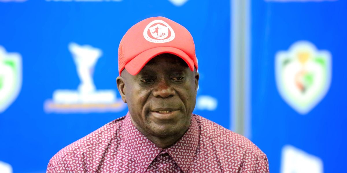 FCB Nyasa Big Bullets head coach Gilbert Chirwa addressing the media after his side defeated Mighty Wanderers 2-1 in the FDH Bank Premiership at Bingu National Stadium