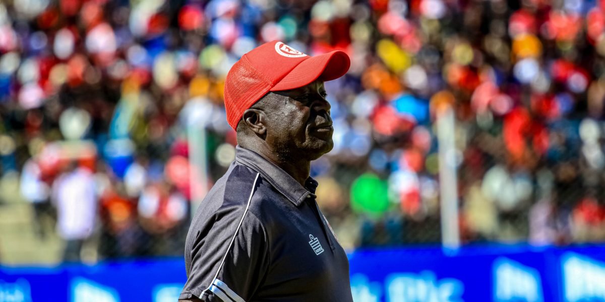 FCB Nyasa Big Bullets head coach Gilbert Chirwa against Red Lions