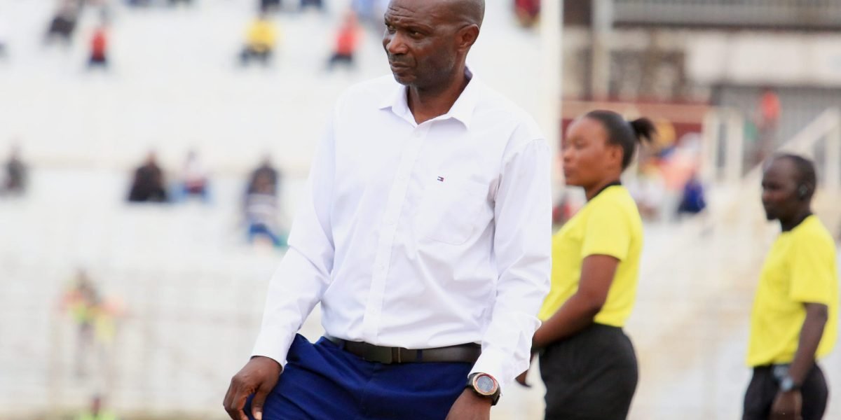 FCB Nyasa Big Bullets head coach Kaisto Pasuwa on the touchline as his side beat Bangwe All Stars 1-0 in the TNM Super League