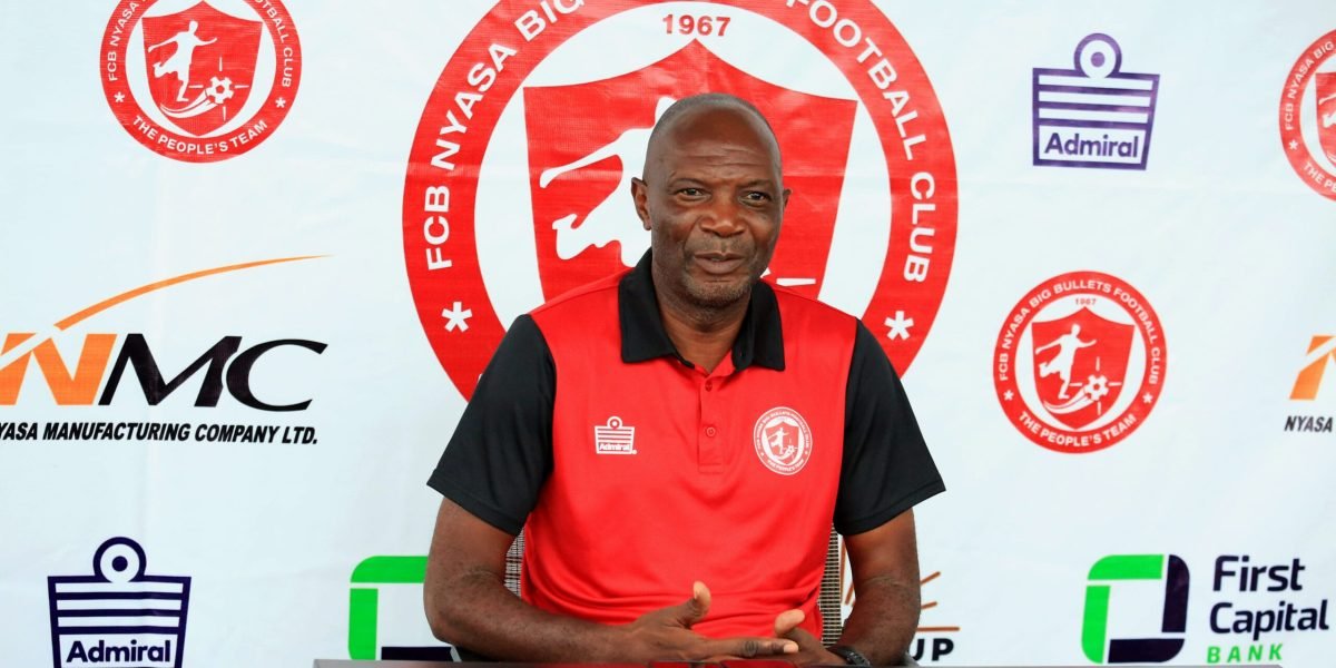 FCB Nyasa Big Bullets head coach Kalisto Pasuwa addressing the press ahead of the Airtel Top 8 final against Silver Strikers