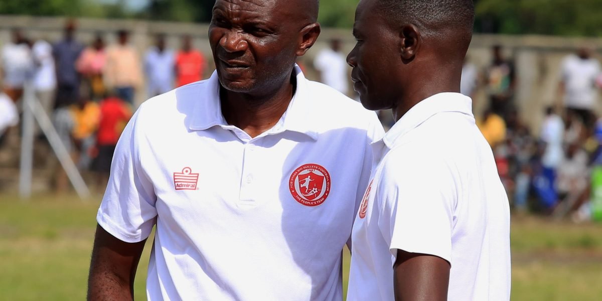 FCB Nyasa Big Bullets head coach Kalisto Pasuwa and second assistant coach Heston Munthali