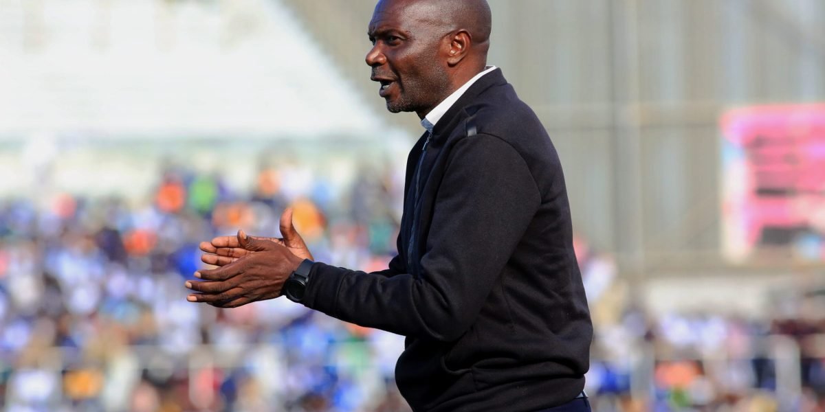 FCB Nyasa Big Bullets head coach Kalisto Pasuwa at work during the 1-1 Blantyre derby against Mighty Mukuru Wanderers