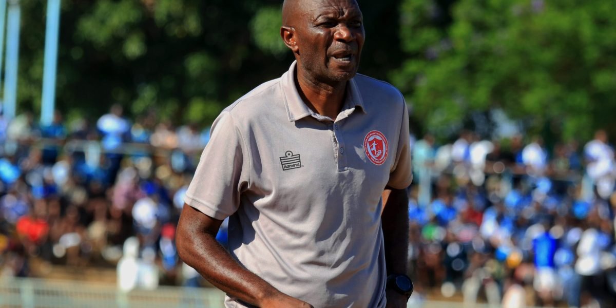 FCB Nyasa Big Bullets head coach Kalisto Pasuwa on the touchline as The People's Team drew 0-0 against Silver Strikers in the TNM Super League