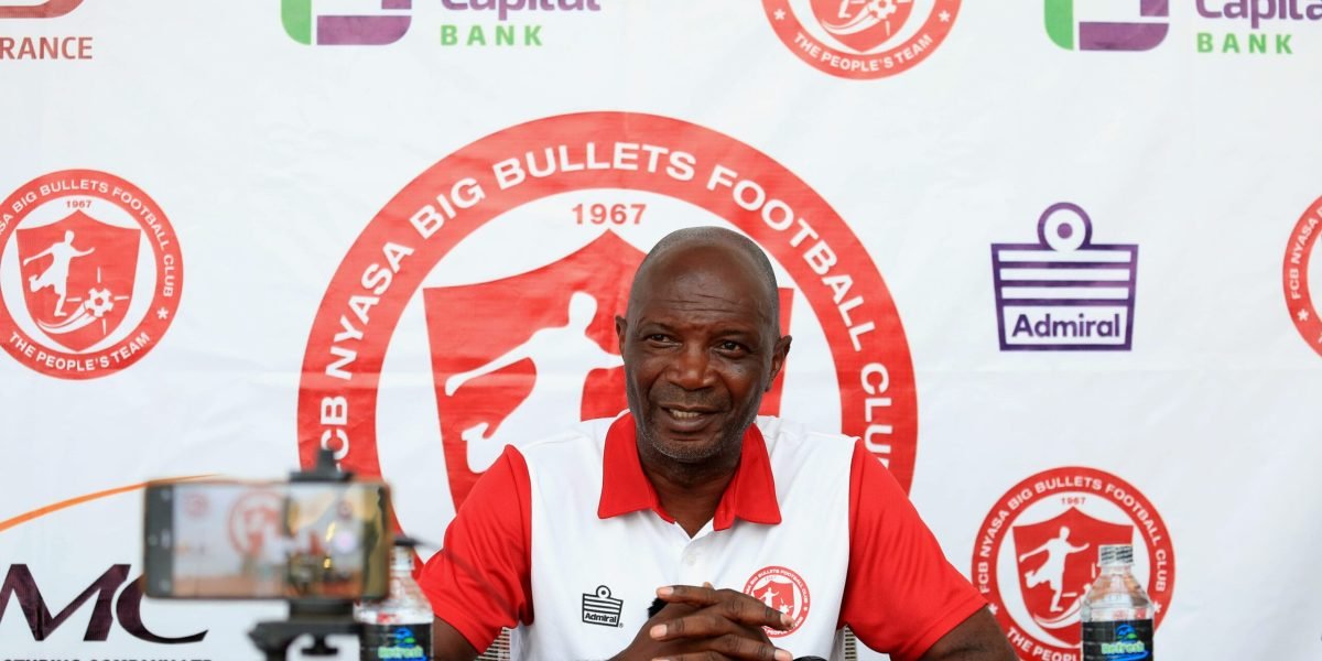 FCB Nyasa Big Bullets head coach Kalisto Pasuwa speaking to journalists in his pre-match press conference ahead of the Blantyre derby against Mighty Mukuru Wanderers