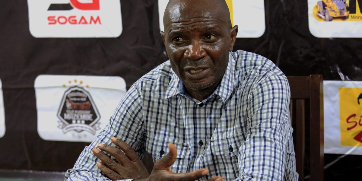 FCB Nyasa Big Bullets head coach Kalisto Pasuwa speaking to the press following a 4-0 defeat to TP Mazembe