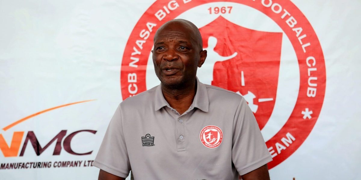 FCB Nyasa Big Bullets head coach Kalisto Pasuwa talking to the media ahead of the Castel Challenge Cup semifinal match against Mzuzu City Hammers