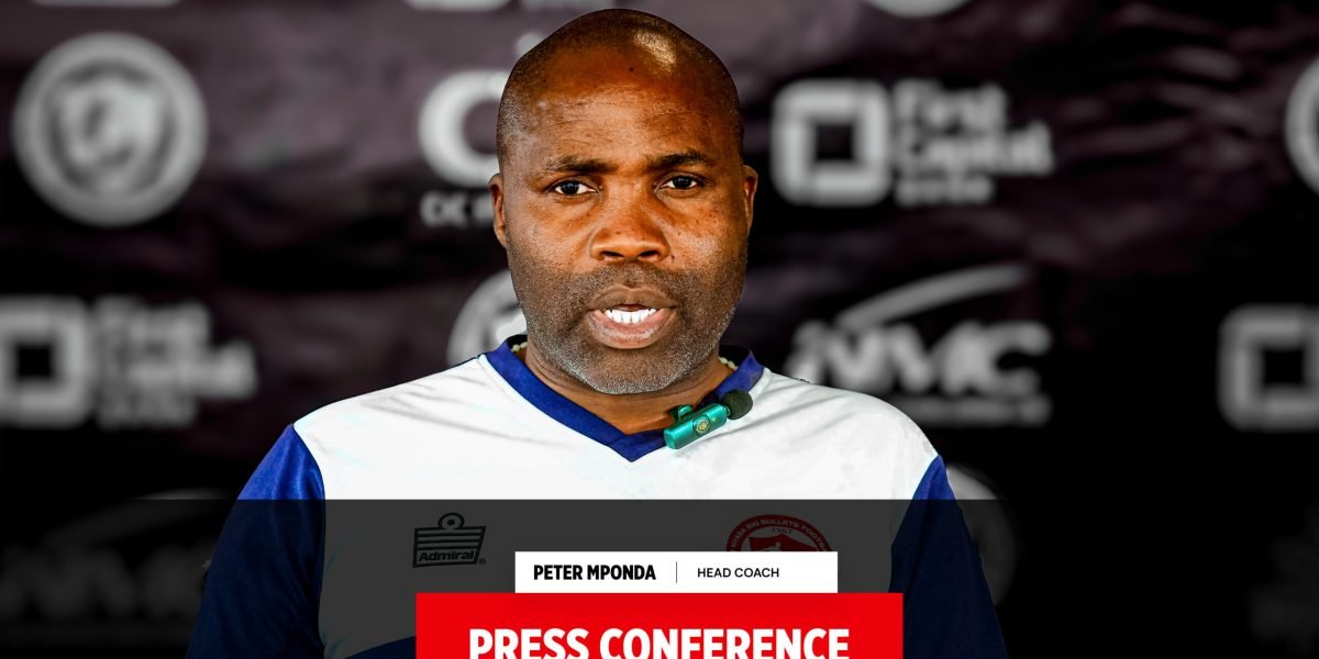 FCB Nyasa Big Bullets head coach Peter Mponda addressing the media ahead of Sunday's Silver clash