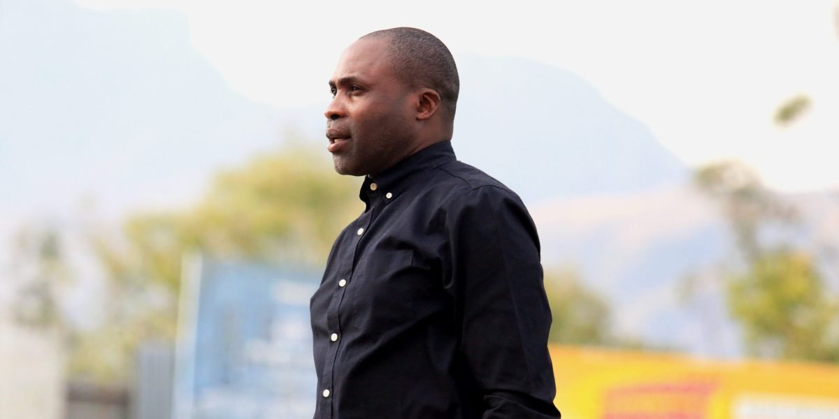 FCB Nyasa Big Bullets head coach Peter Mponda on the touchline against Kamuzu Barracks