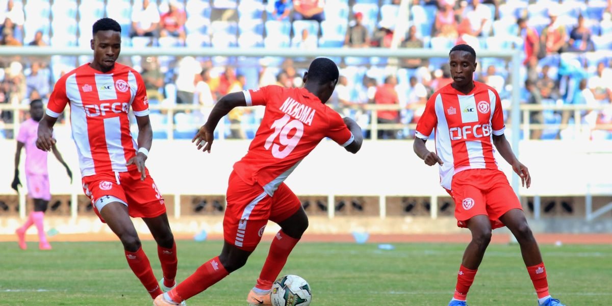 FCB Nyasa Big Bullets in action against Dragon FC in the 2nd lef of the CAF Champions League first preliminary round