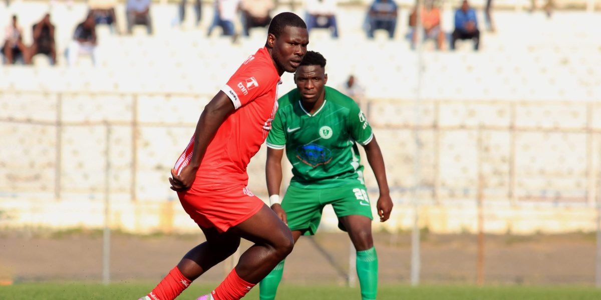 FCB Nyasa Big Bullets midfielder Frank Willard in action during the 1-1 draw against Moyale Barracks at Kamuzu Stadium on Sunday