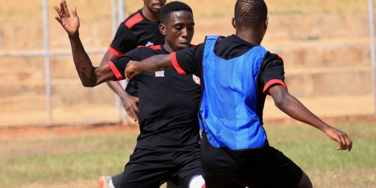FCB Nyasa Big Bullets training at Rumphi Stadium