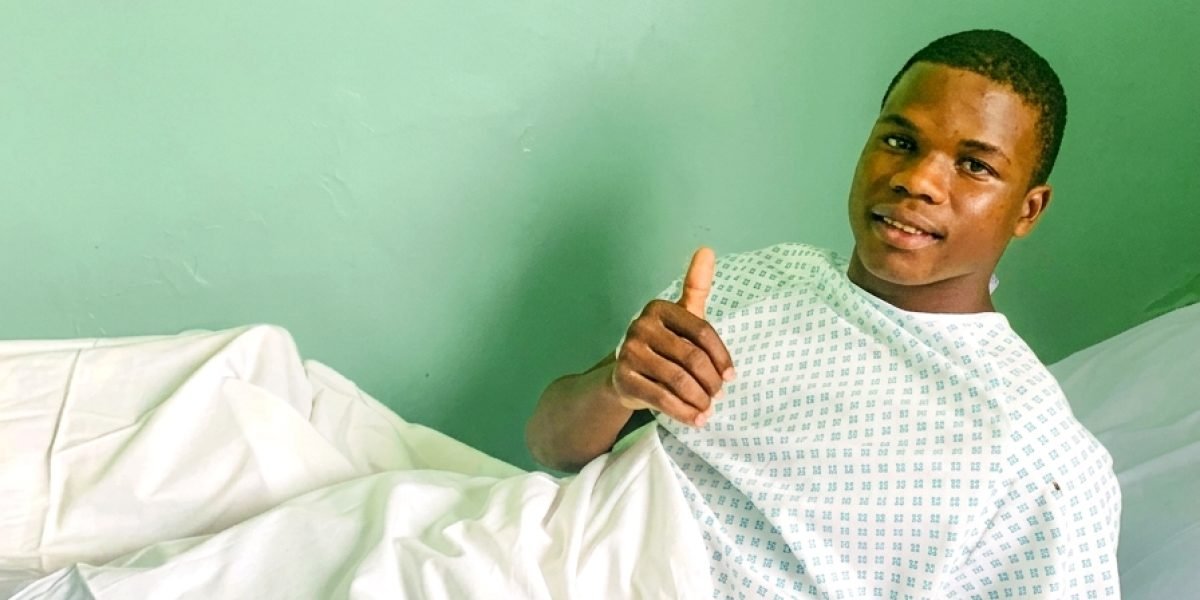 FCB Nyasa Big Bullets wingback Chrispin Mapemba on the road to recovery following successful surgery
