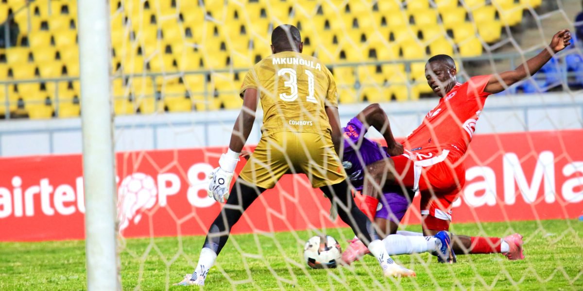 George Chaomba threatens Ekhaya goal