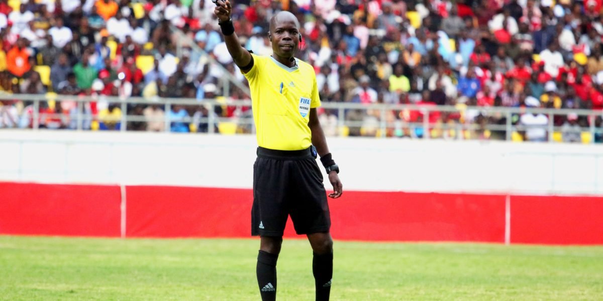 Godfrey Nkhakananga officiating a previous FCB Nyasa Big Bullets match