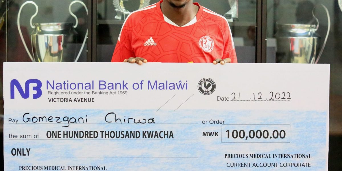 Gomezgani Chirwa - PMI November Goal of the Month winner