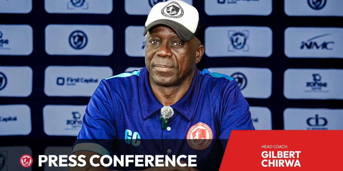 Head Coach Gilbert Chirwa addresses the media ahead of FCB Nyasa Big Bullets' FDH Bank Premiership match against Red Lions in Mwanza