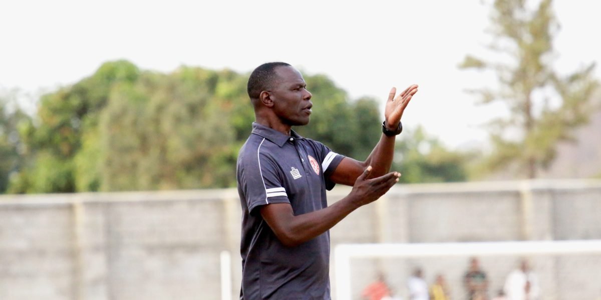 Head Coach Heston Munthali on the touchline during Bullets Reserves’ 1-1 draw against Mwanza Stars