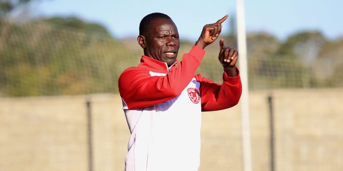 Head coach Heston Munthali on the touchline during the first mini-Blantyre derby of the 2025 ThumbsUp League at Mpira Stadium