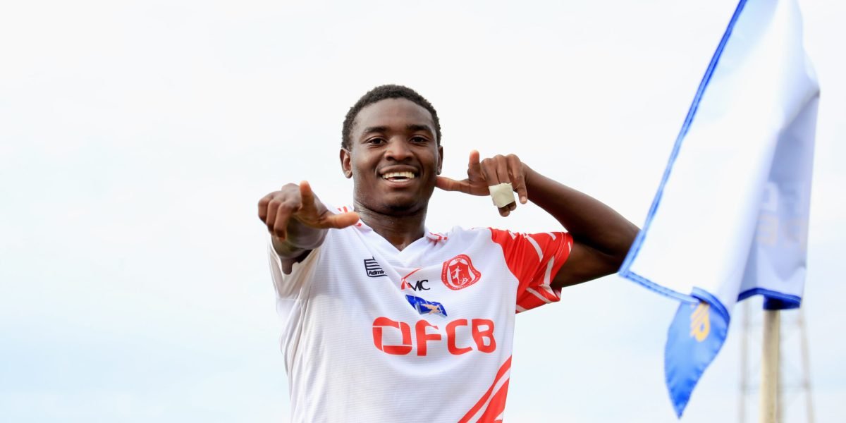Kalambo celebrates opening goal in FDH Bank Premiership opener