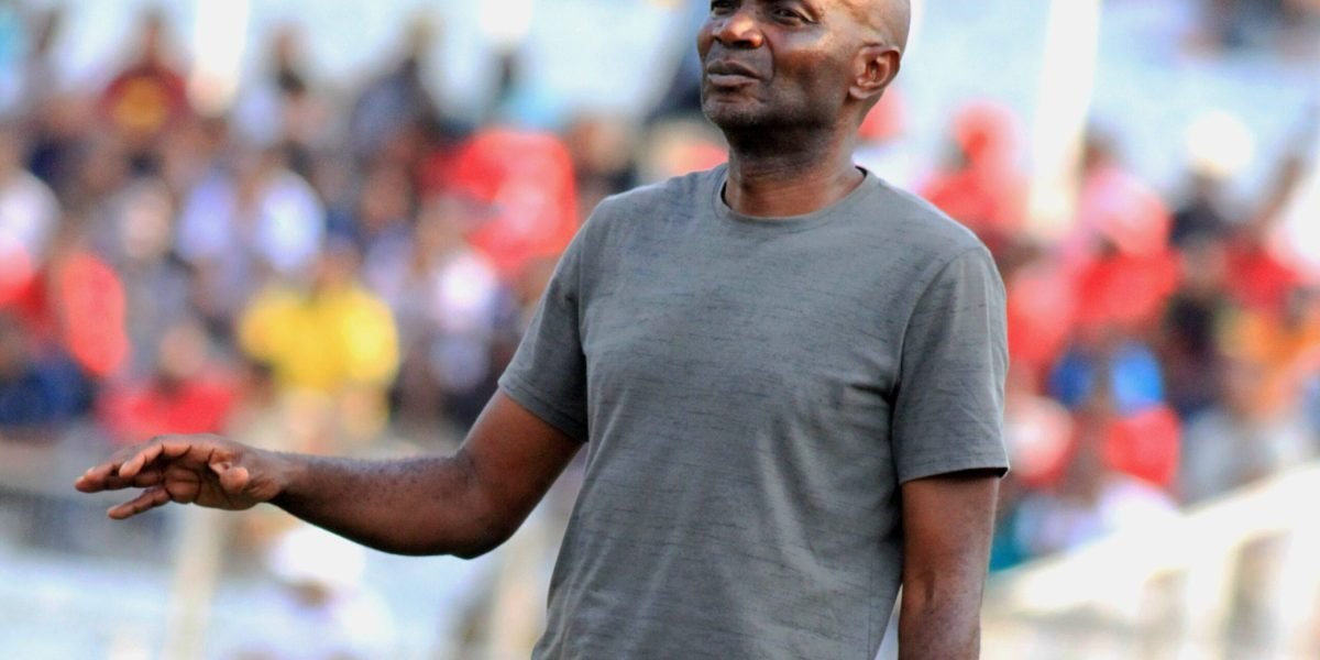 Kalisto Pasuwa - Nyasa Big Bullets head coach on the touchline during the first team's 3-1 win over Bullets Reserves in the FDH Bank Cup final