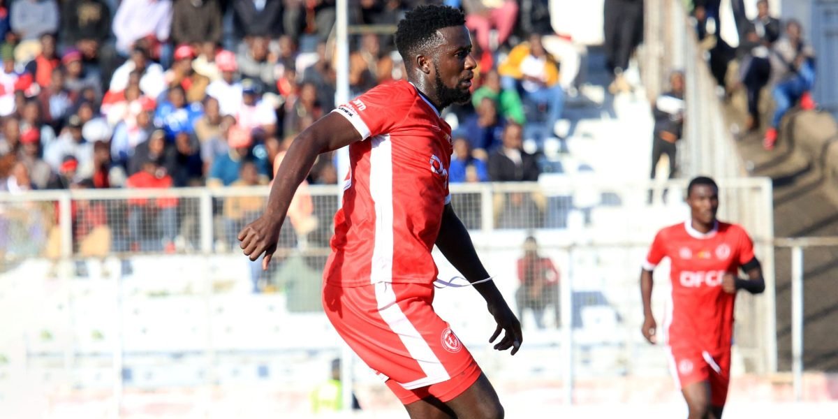 Kenyan defender Clyde Senaji in action for FCB Nyasa Big Bullets