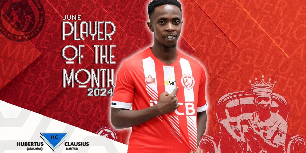 Midfielder Patrick Mwaungulu named June 2024 Player of the Month