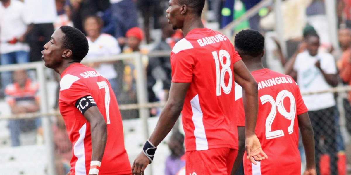 Nyasa Big Bullets' Precious Sambani, Babatunde Adepoju and Patrick Mwaungulu