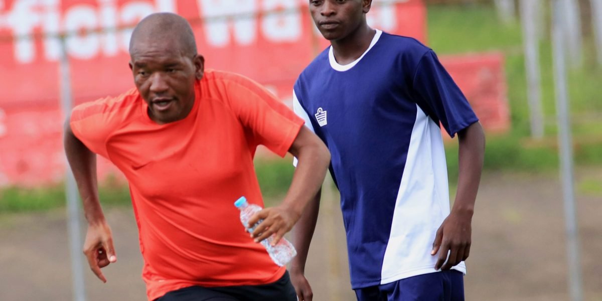 Nyasa Big Bullets Reserves coach Enos Chatama in training