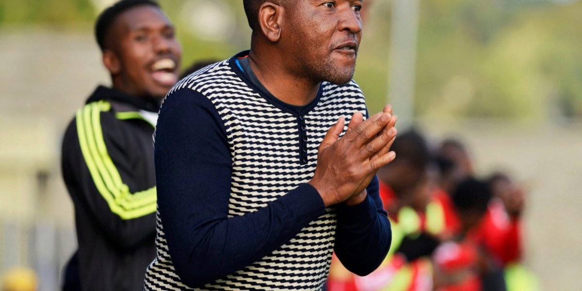 Nyasa Big Bullets Reserves coach Enos Chatama reaction during Mighty Tigers FDH Bank Cup round-of-32 match at Mpira Stadium