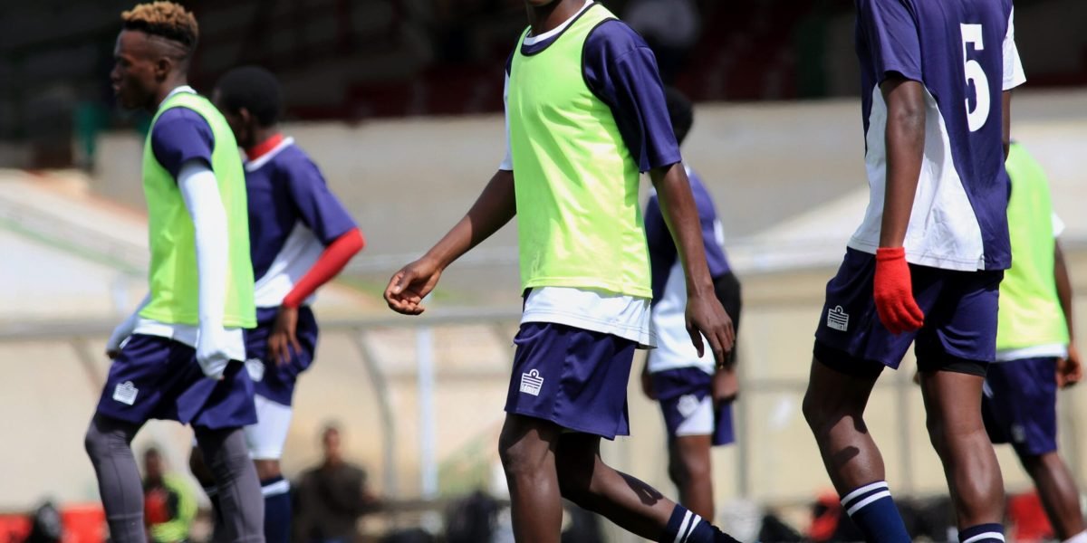 Nyasa Big Bullets Reserves training at Kamuzu Stadium ahead of Changalume trip