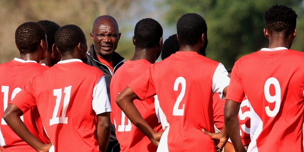 Nyasa Big Bullets coach Kalisto Pasuwa and his squad during training ahead of Airtel Top 8 return leg vs Karonga