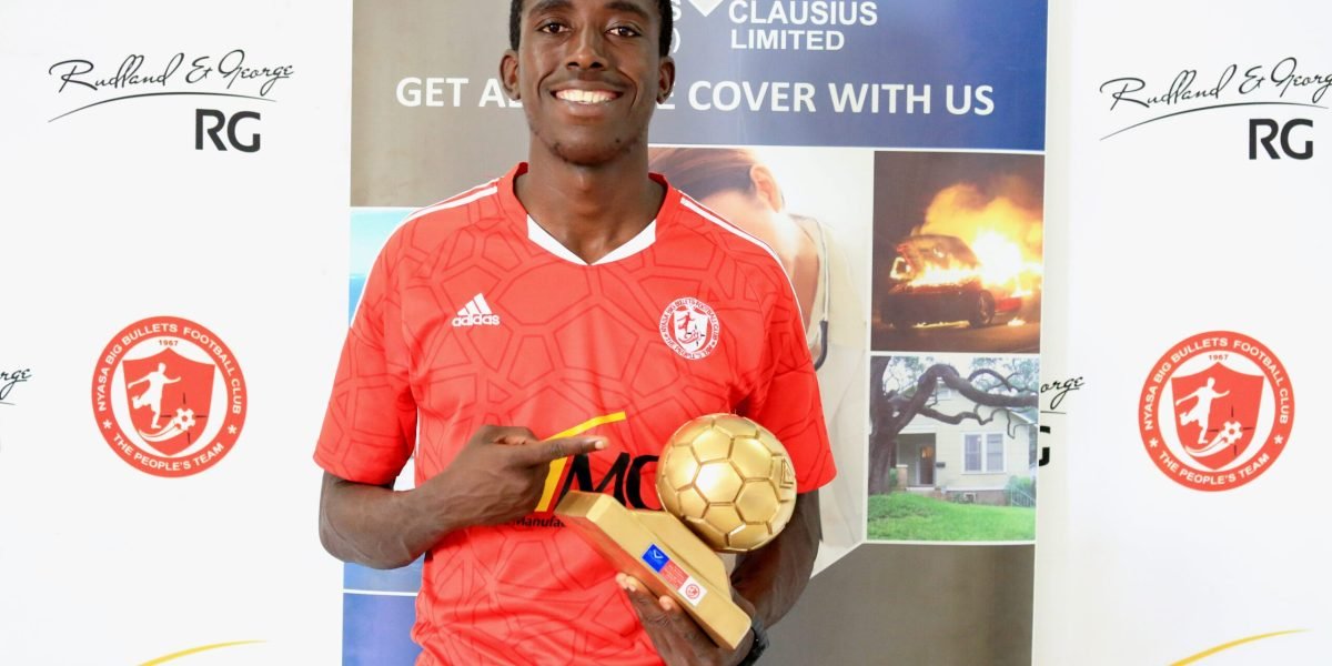 Nyasa Big Bullets defender Precious Sambani, Hubertus Clausius August Player of the month